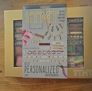 DIY Personalized Accessories Kit - Gold and Pink